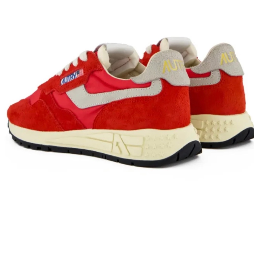 Autry reelwhind nylon sneakers- red